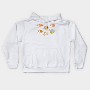 Cute Sloth Koala Sushi Lovers Kids Hoodie